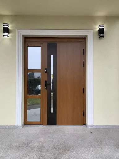 WOOD LAND - GAJA ZIELONA GÓRA - Drzwi Podłogi Panele Tarasy Listwy Parkiety Bramy garażowe Parapety